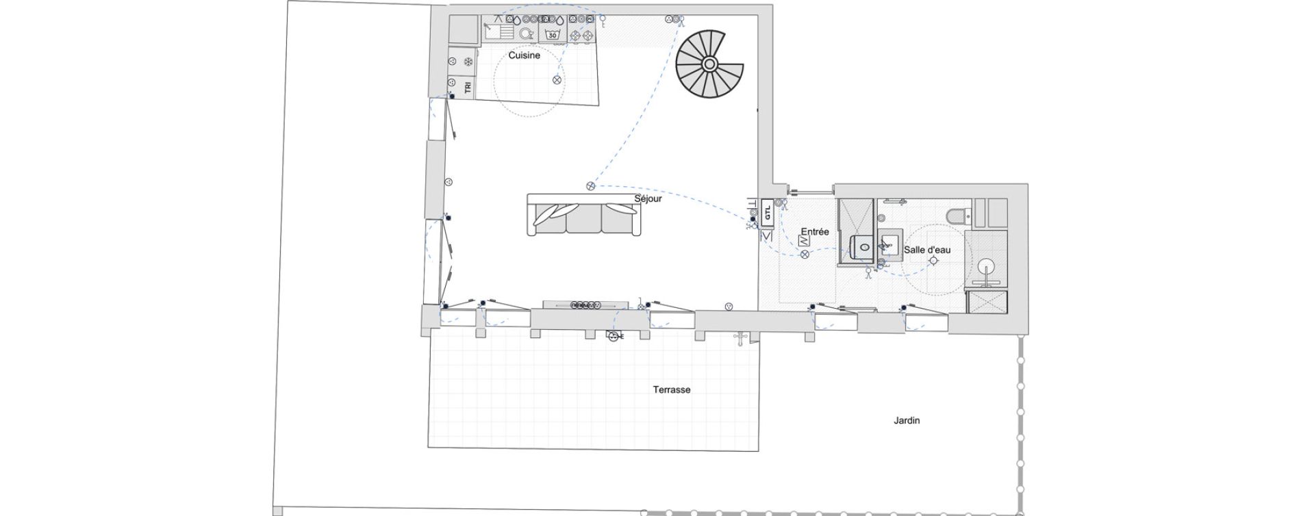 Appartement T4 de 103,21 m2 &agrave; Sceaux Robinson