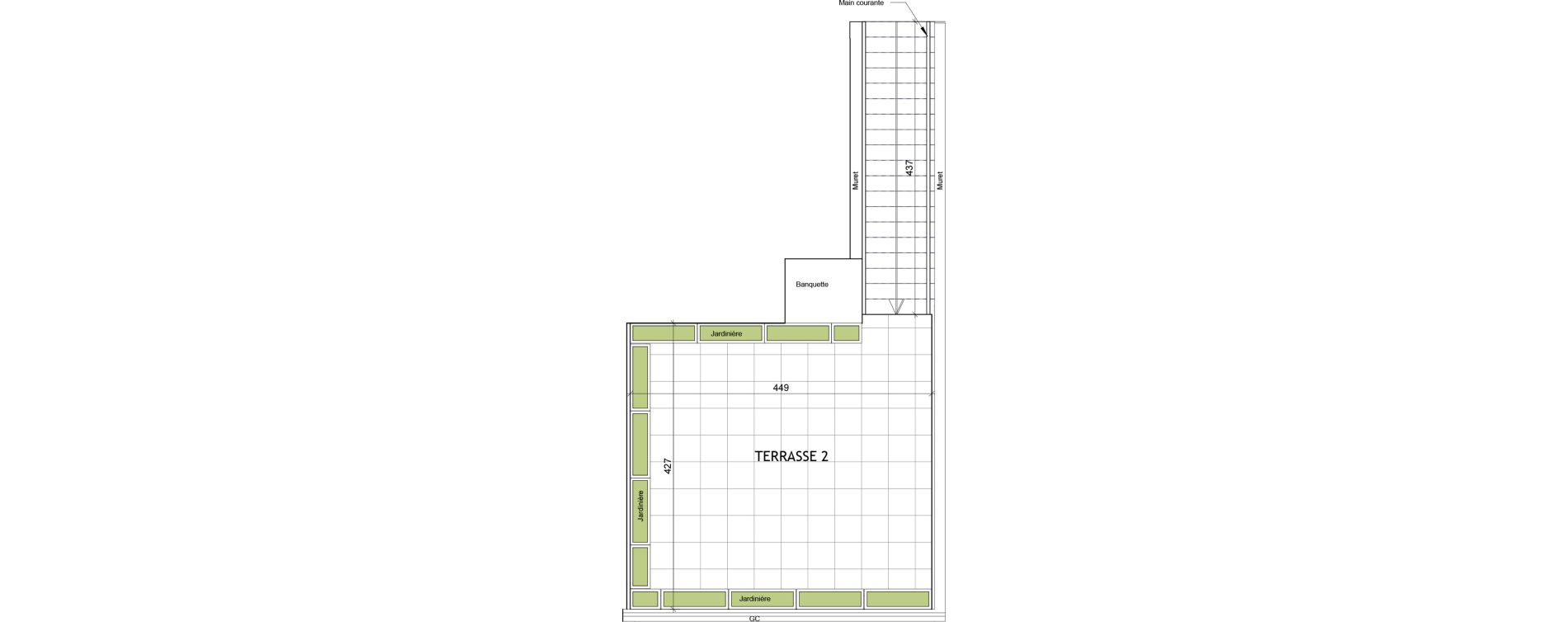 Appartement T4 de 93,37 m2 &agrave; Suresnes Republique