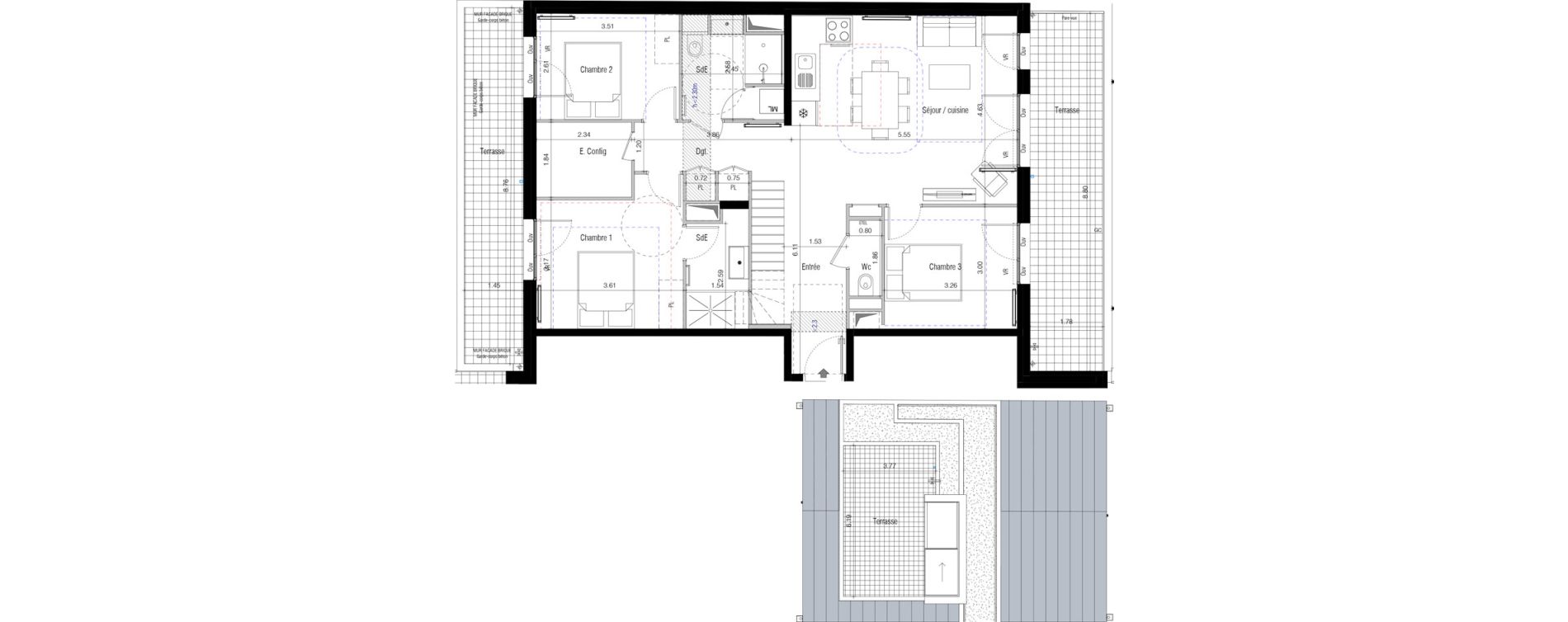 Appartement T4 de 85,97 m2 &agrave; Vanves Aristide briand