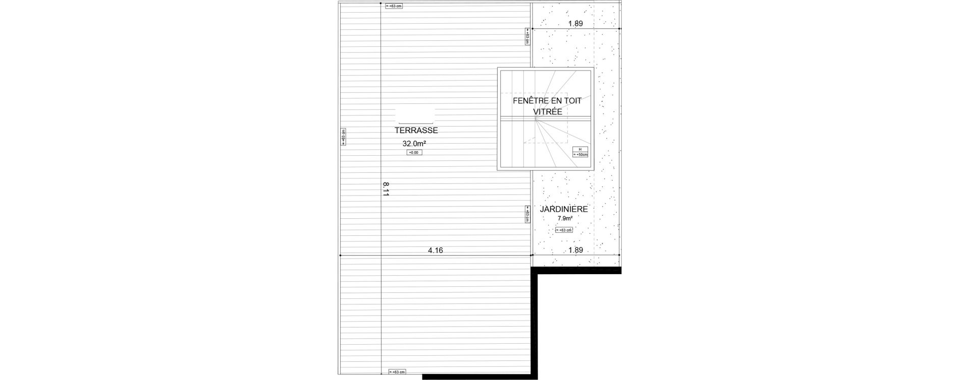 Duplex T4 de 95,10 m2 &agrave; Vanves Centre ancien