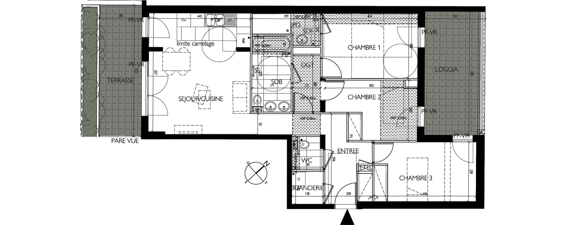 Appartement T4 de 80,90 m2 &agrave; Vanves Clos montholon