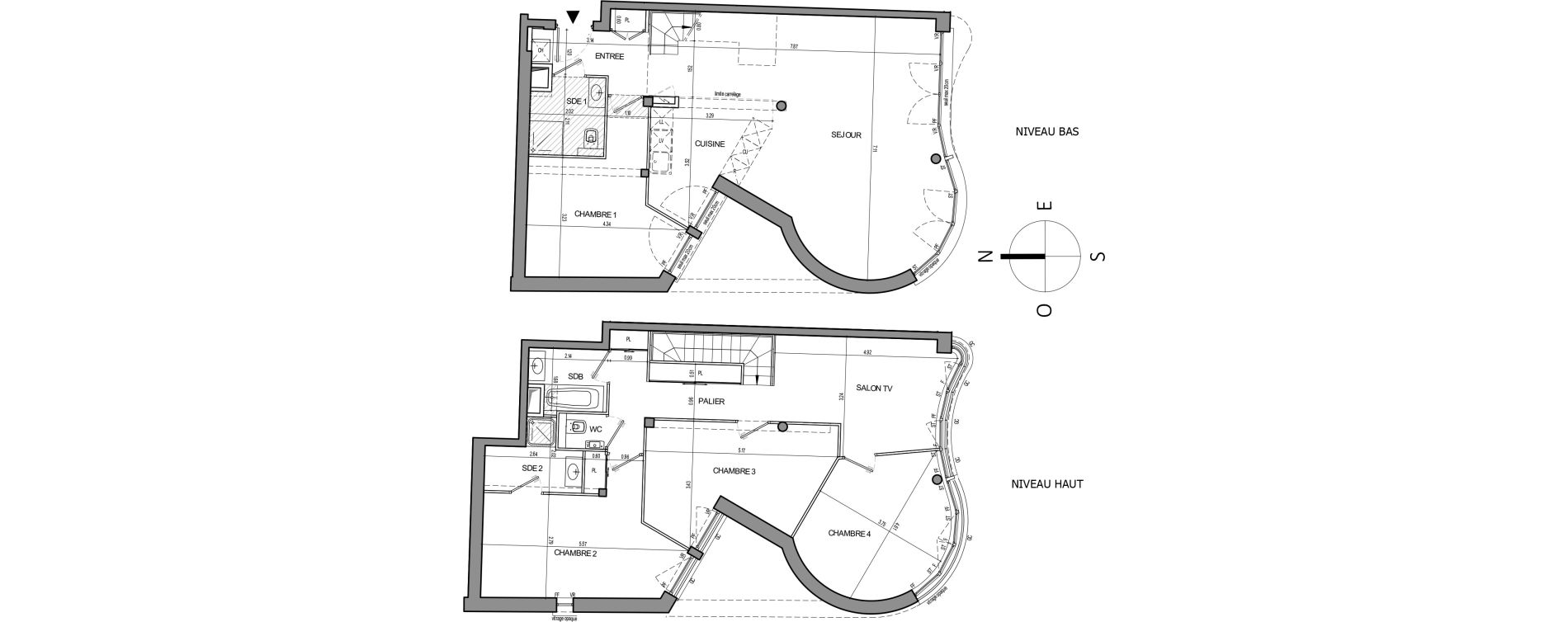 Duplex T5 de 137,17 m2 &agrave; Ville-D'Avray Centre