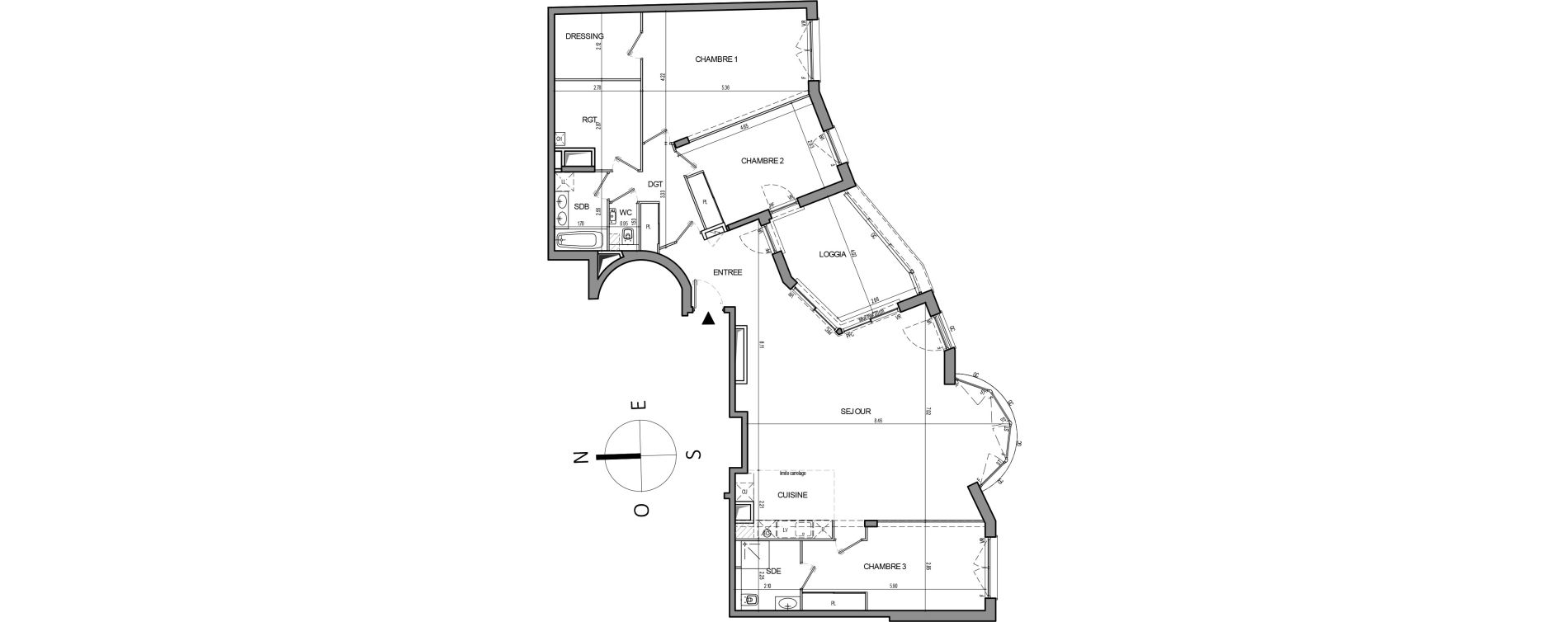Appartement T4 de 137,88 m2 &agrave; Ville-D'Avray Centre