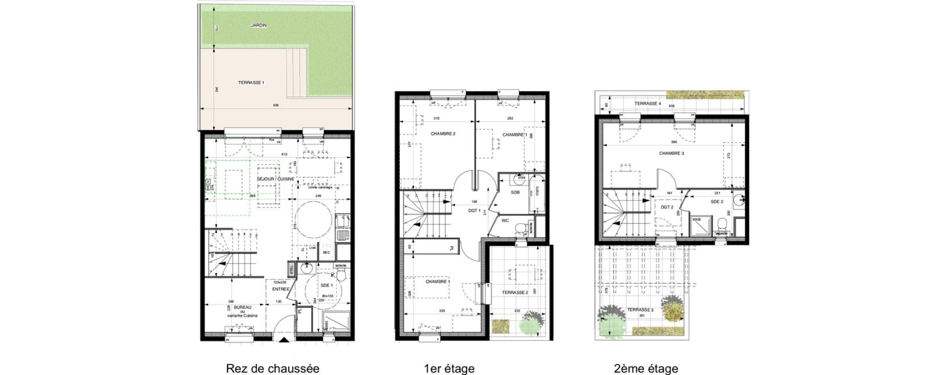 Duplex T5 de 110,70 m2 &agrave; Villeneuve-La-Garenne Boulevard gallieni