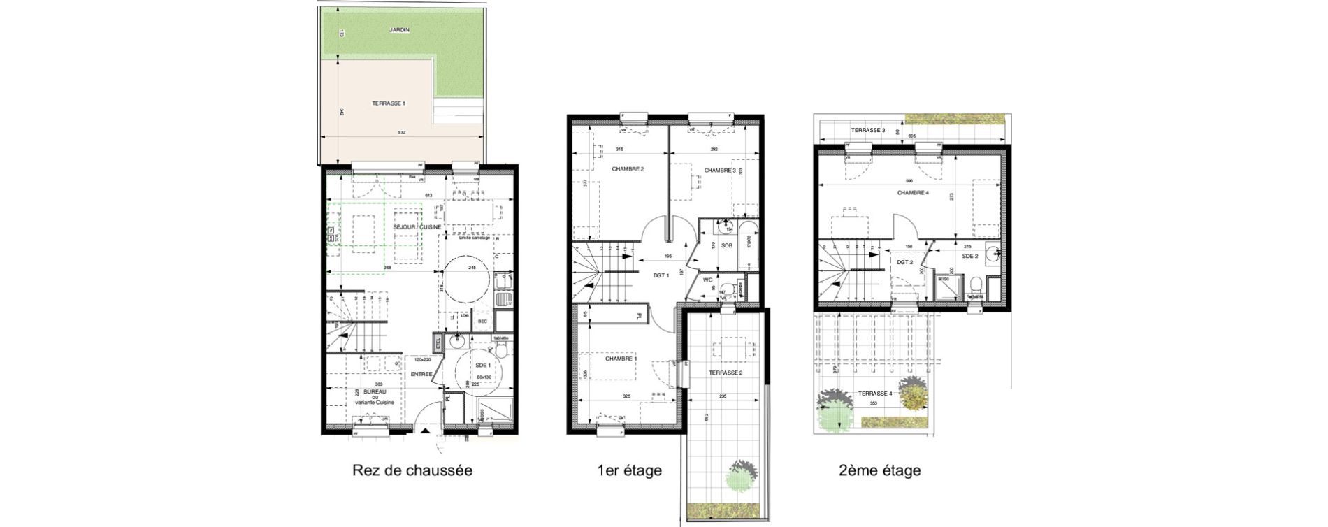 Duplex T5 de 110,20 m2 &agrave; Villeneuve-La-Garenne Boulevard gallieni