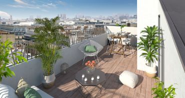 Paris programme immobilier neuf « Le Triptyque » en Loi Pinel 