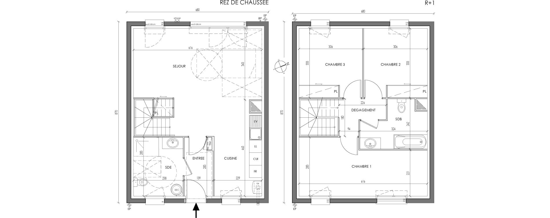 Maison T4 de 90,86 m2 &agrave; Boissise-Le-Roi Centre