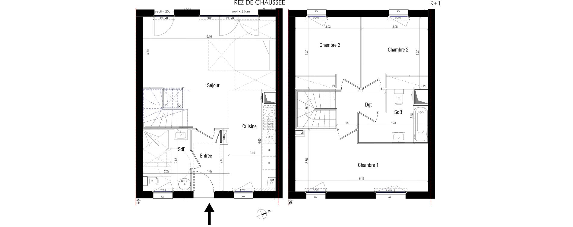 Maison T4 de 90,86 m2 &agrave; Boissise-Le-Roi Centre