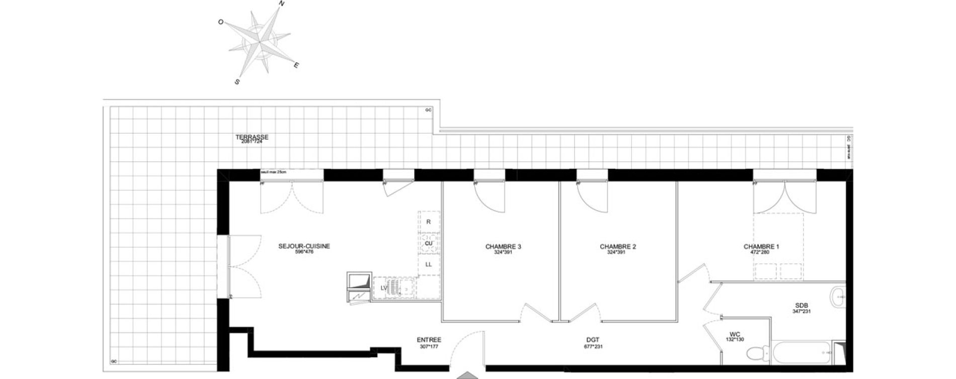 Appartement T4 de 84,57 m2 &agrave; Brou-Sur-Chantereine Centre