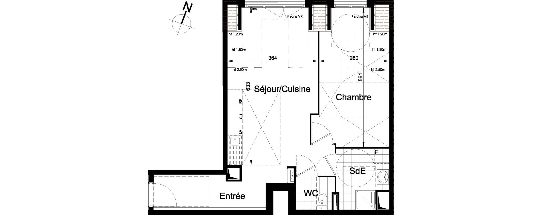Appartement T2 de 49,86 m2 &agrave; Brou-Sur-Chantereine Centre