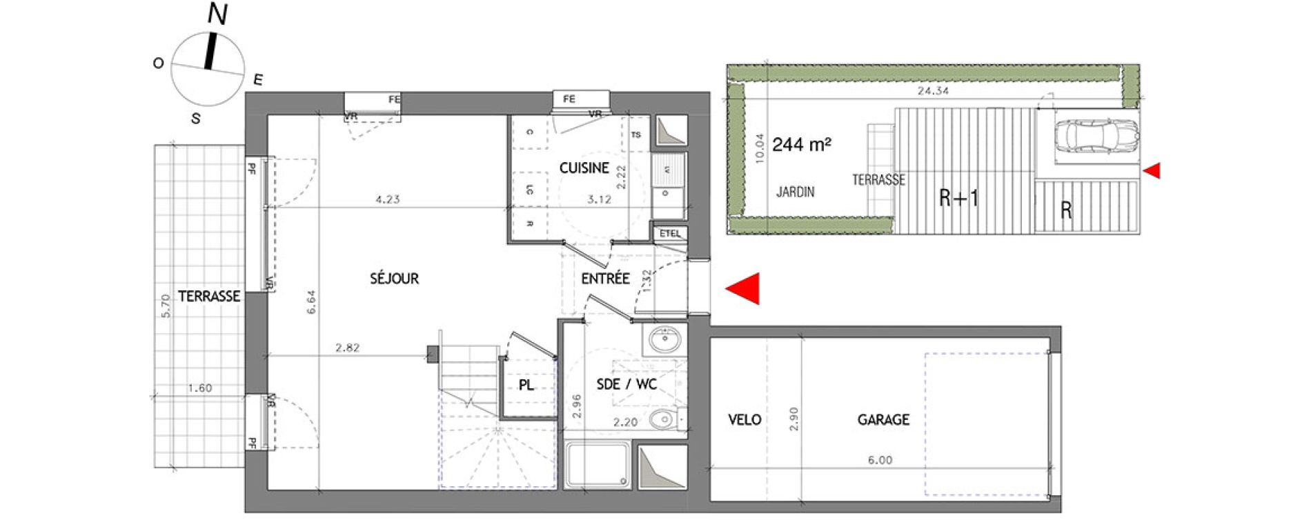 Maison T4 de 84,90 m2 &agrave; Bussy-Saint-Georges Bussy st georges