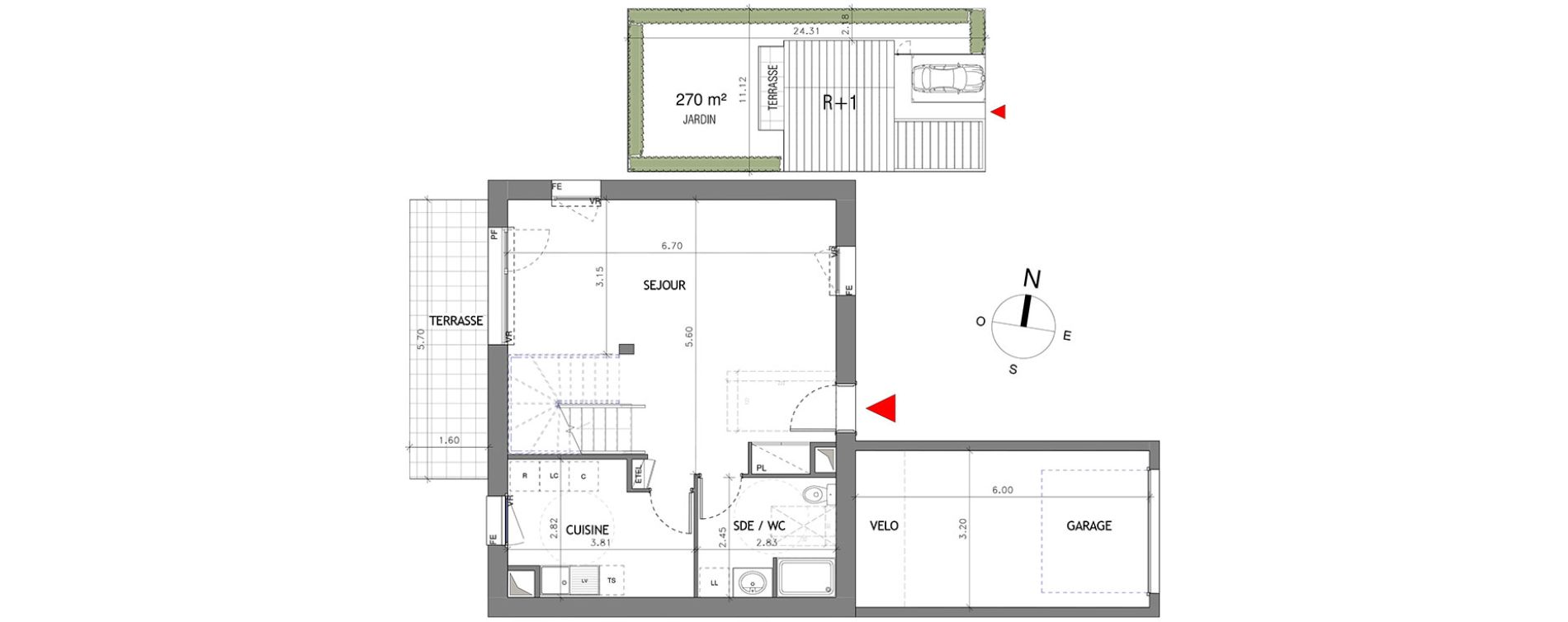 Maison T5 de 96,15 m2 &agrave; Bussy-Saint-Georges Bussy st georges