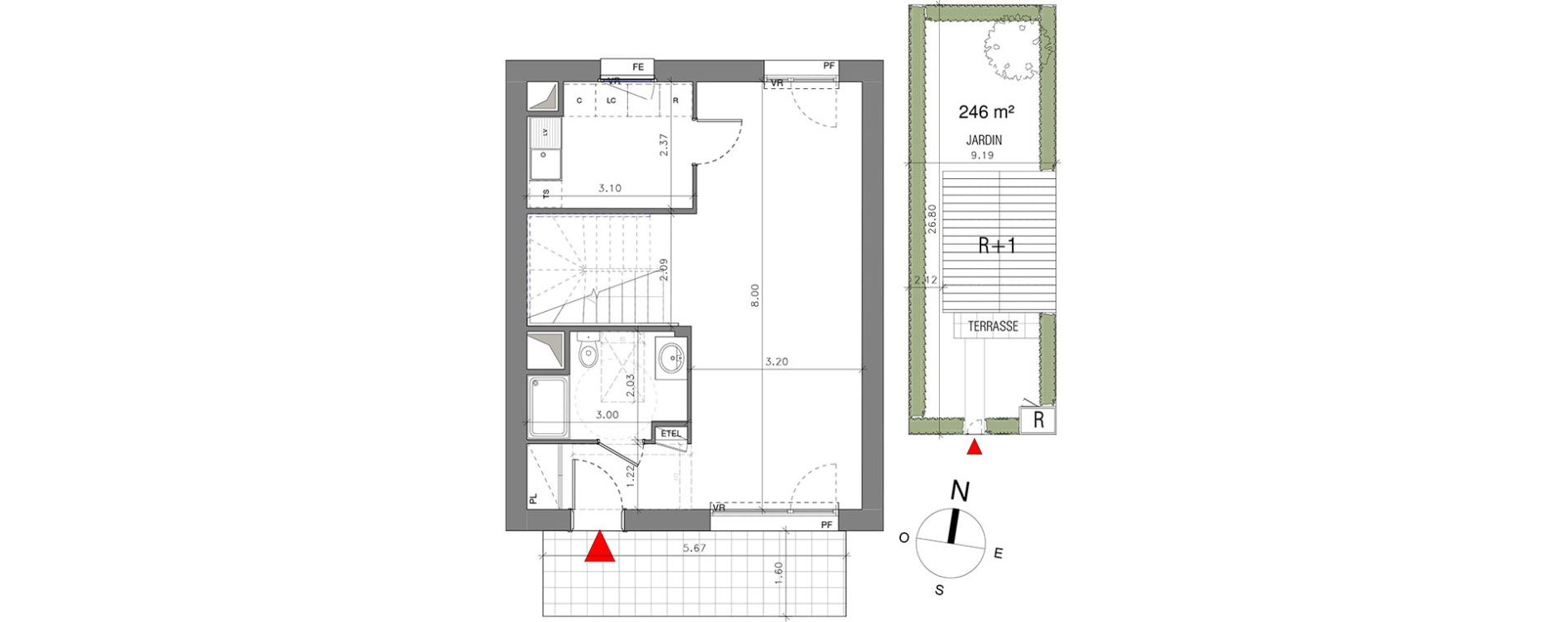 Maison T4 de 86,13 m2 &agrave; Bussy-Saint-Georges Bussy st georges