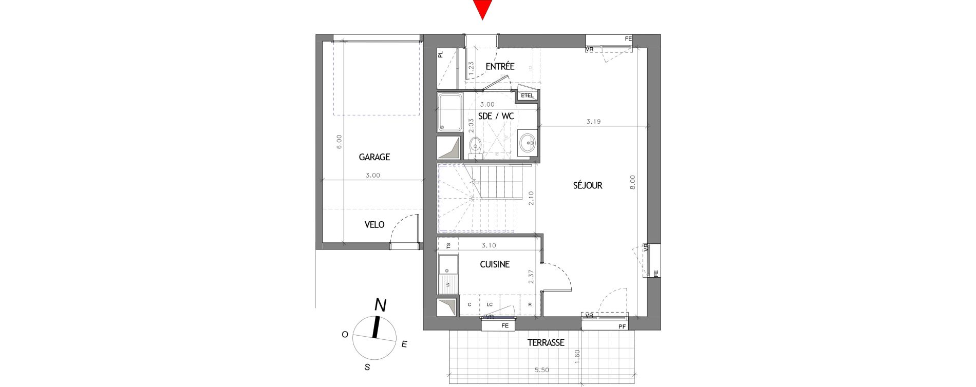 Appartement T4 de 85,55 m2 &agrave; Bussy-Saint-Georges Bussy st georges