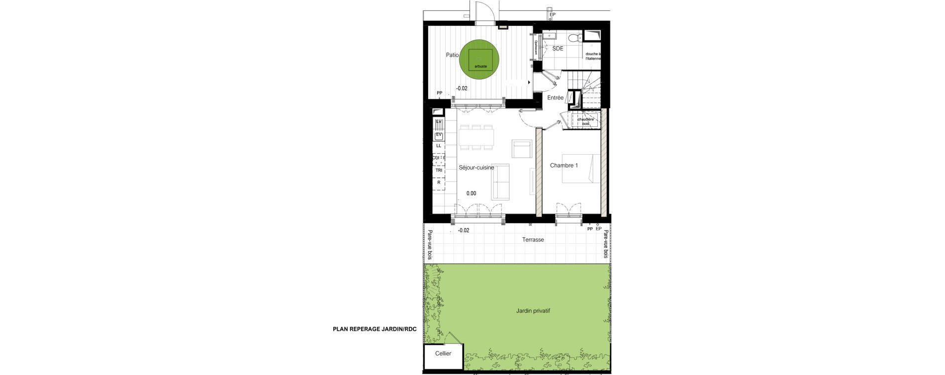 Duplex T5 de 94,90 m2 &agrave; Bussy-Saint-Georges Sycomore