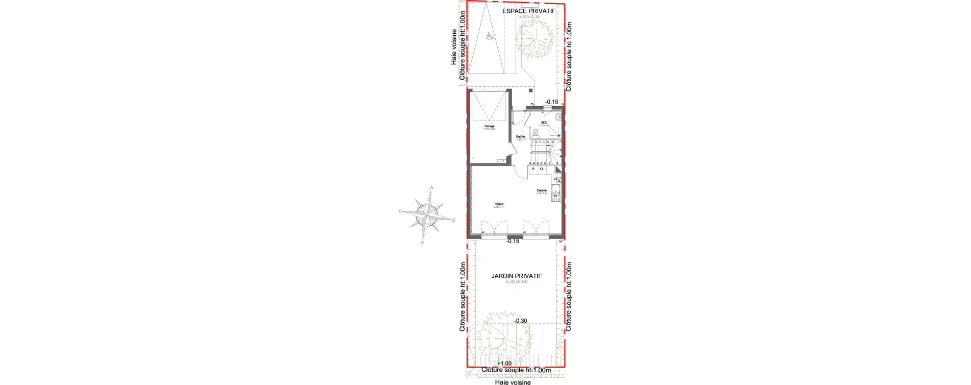 Maison T4 de 87,14 m2 &agrave; Combs-La-Ville Centre