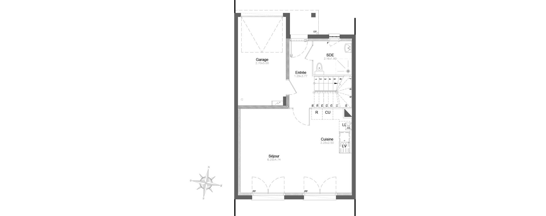 Maison T4 de 87,14 m2 &agrave; Combs-La-Ville Centre