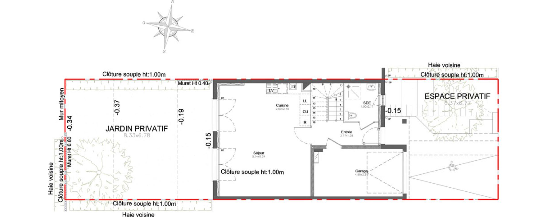 Maison T4 de 93,05 m2 &agrave; Combs-La-Ville Centre