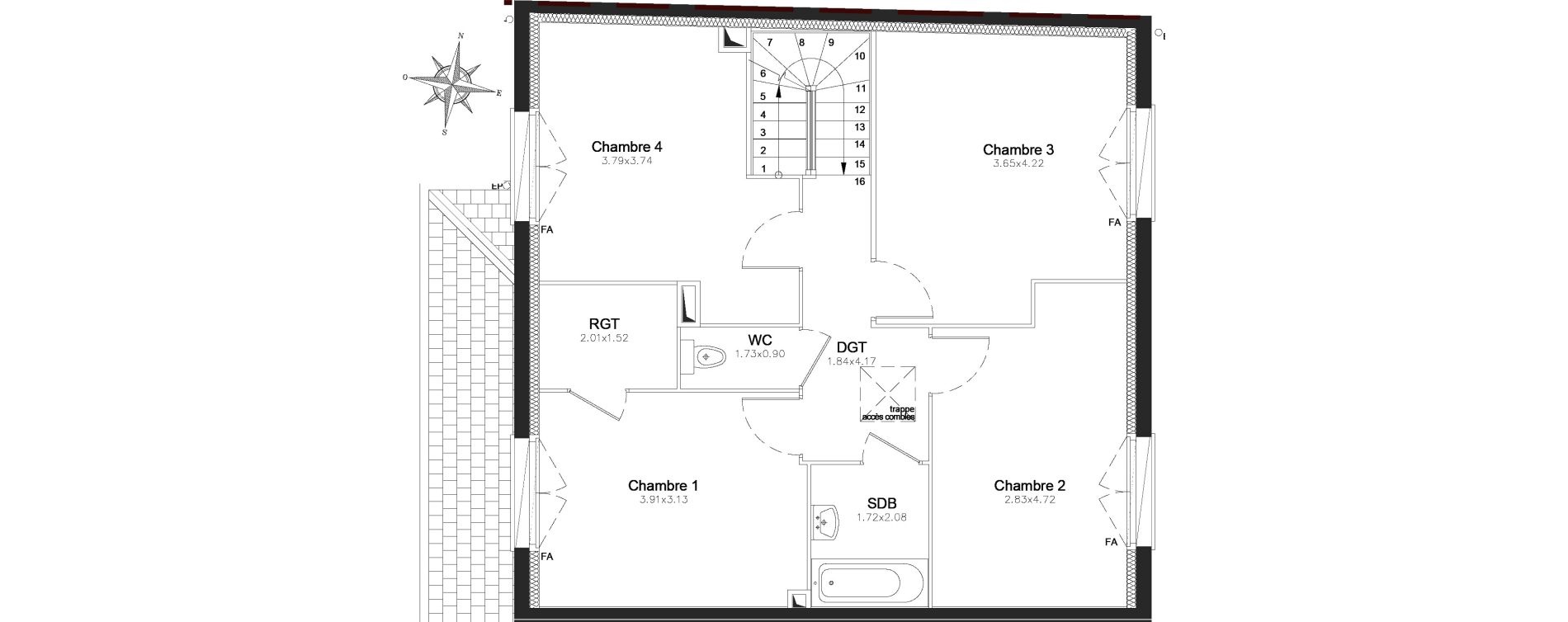 Maison T5 de 123,36 m2 &agrave; Combs-La-Ville Centre