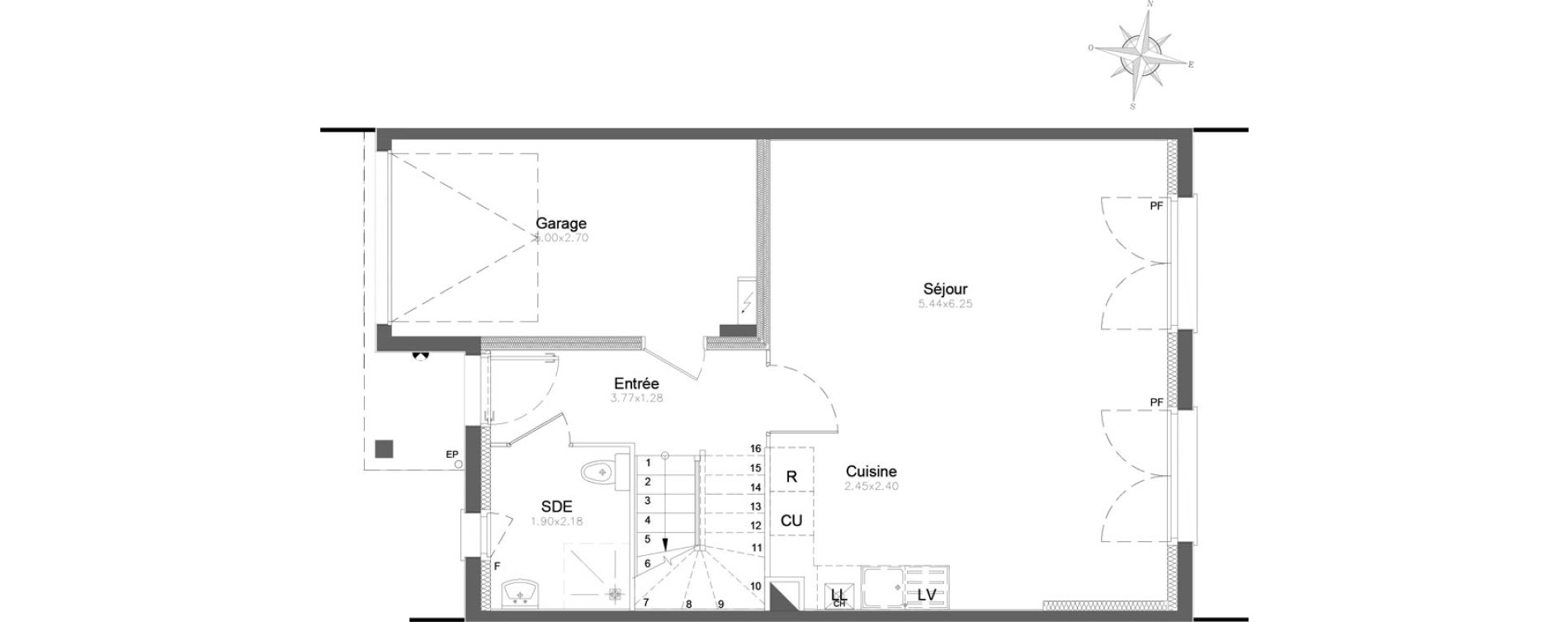 Maison T4 de 97,08 m2 &agrave; Combs-La-Ville Centre