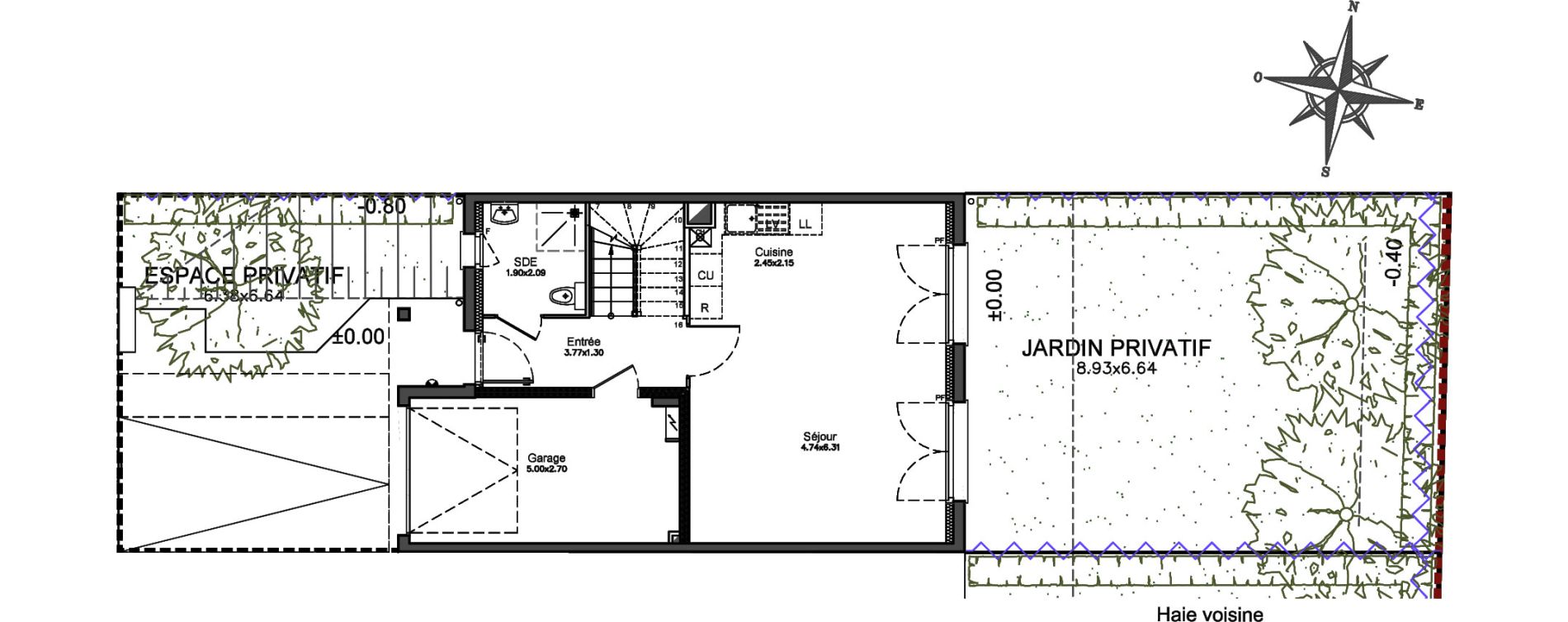 Maison T4 de 87,31 m2 &agrave; Combs-La-Ville Centre