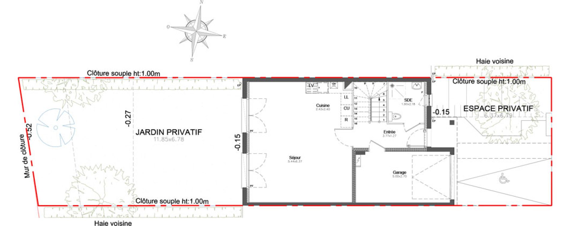 Appartement T4 de 97,26 m2 &agrave; Combs-La-Ville Centre
