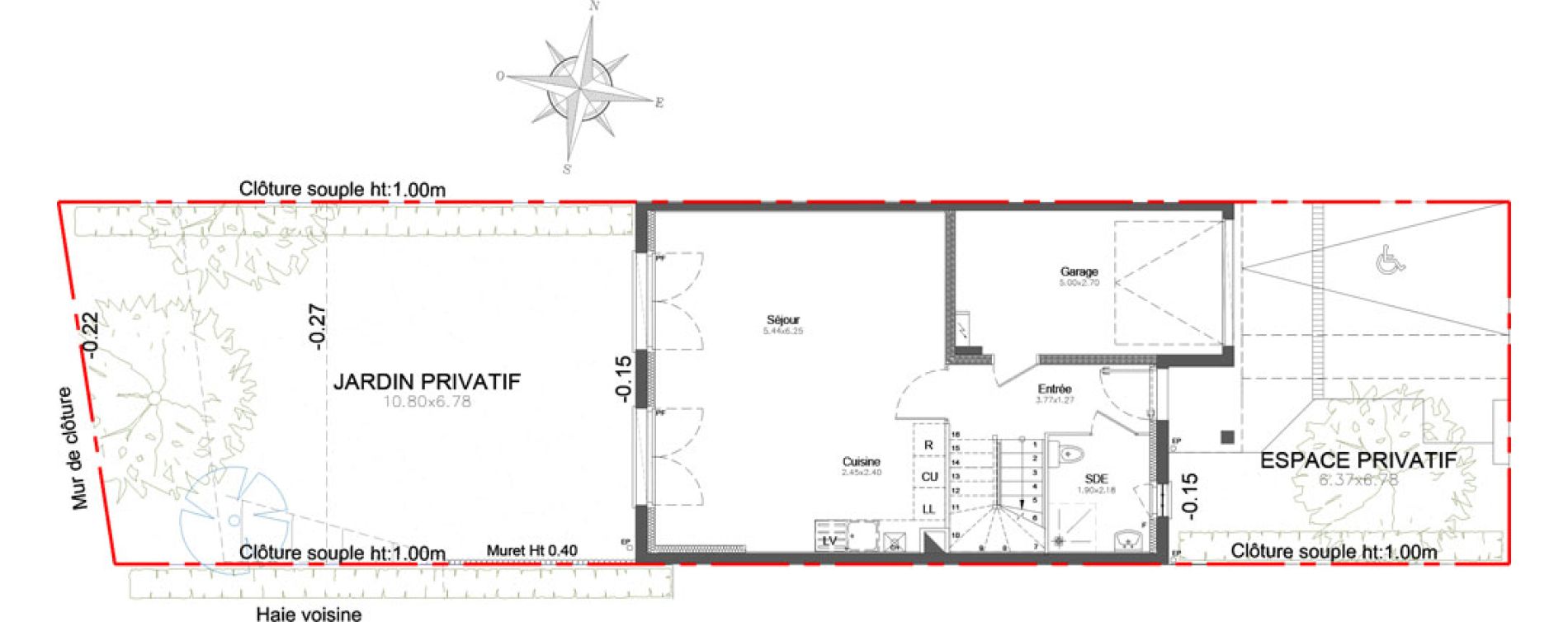 Appartement T4 de 97,38 m2 &agrave; Combs-La-Ville Centre