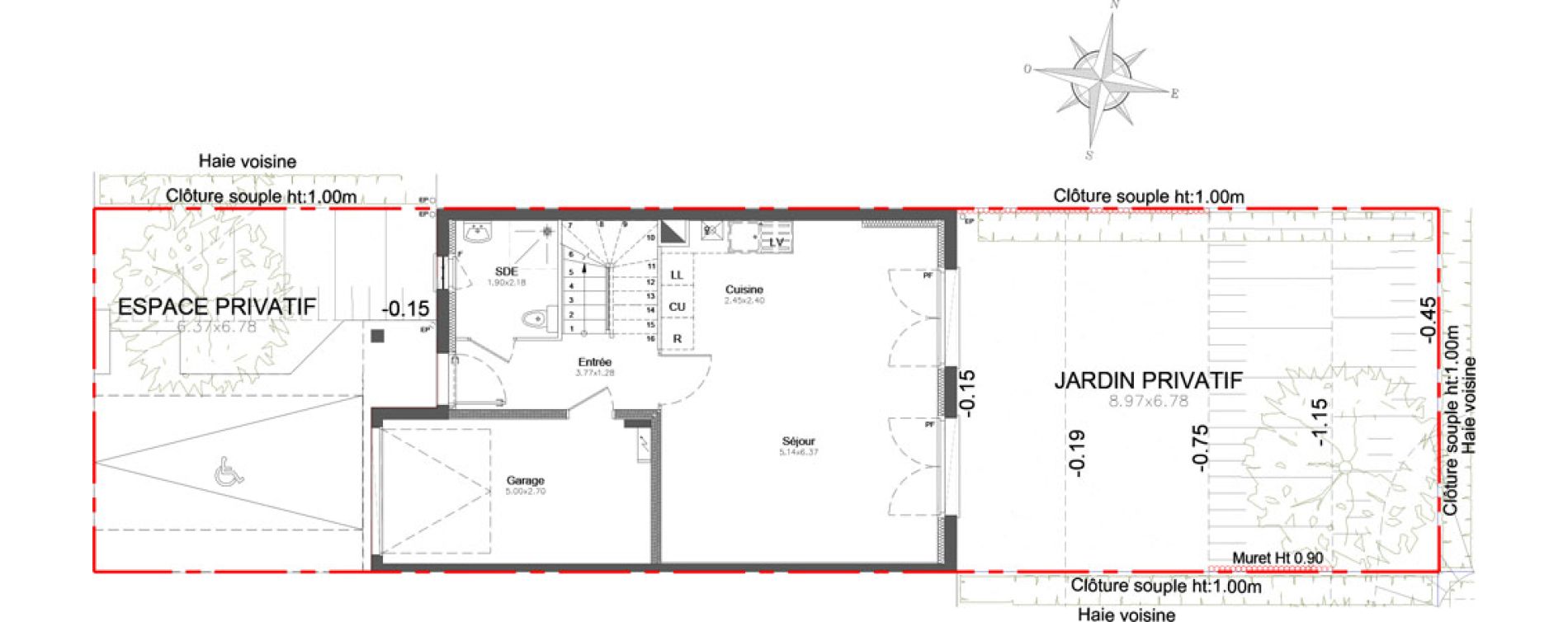 Appartement T4 de 93,19 m2 &agrave; Combs-La-Ville Centre