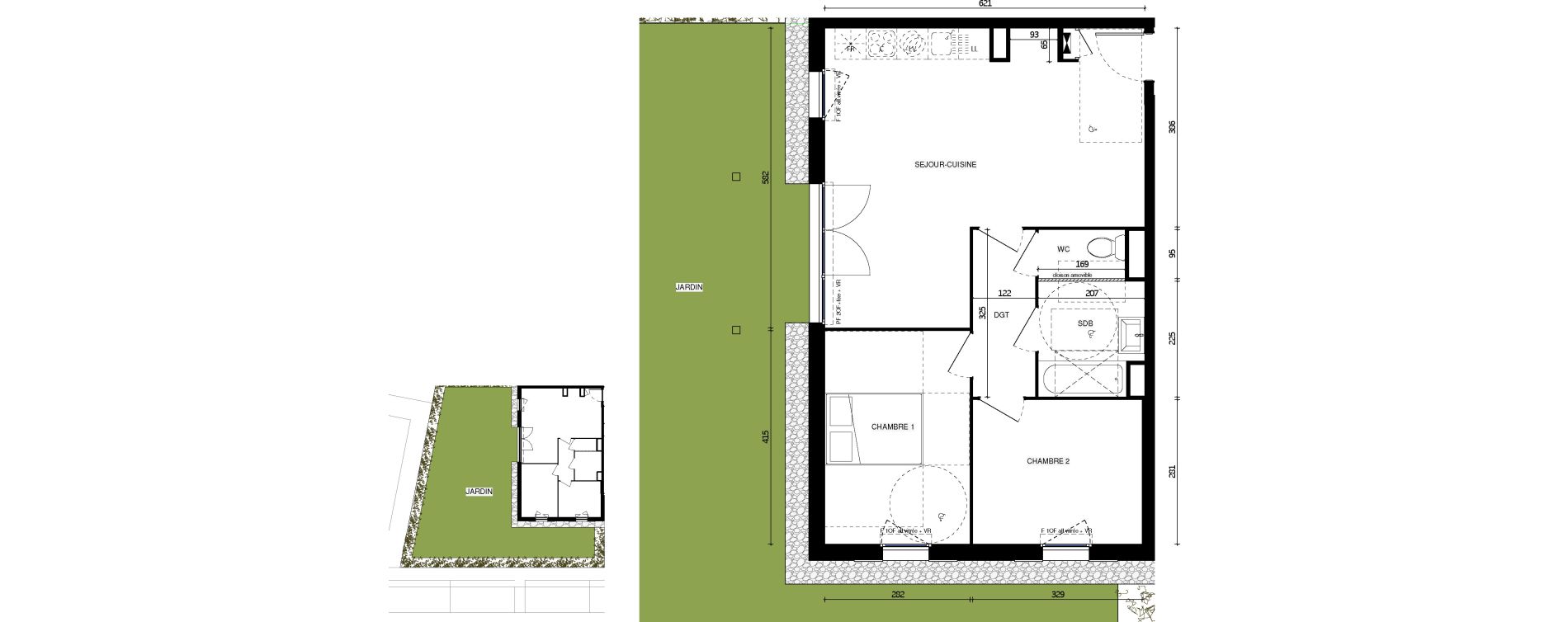 Appartement T3 de 59,90 m2 &agrave; Coulommiers Centre