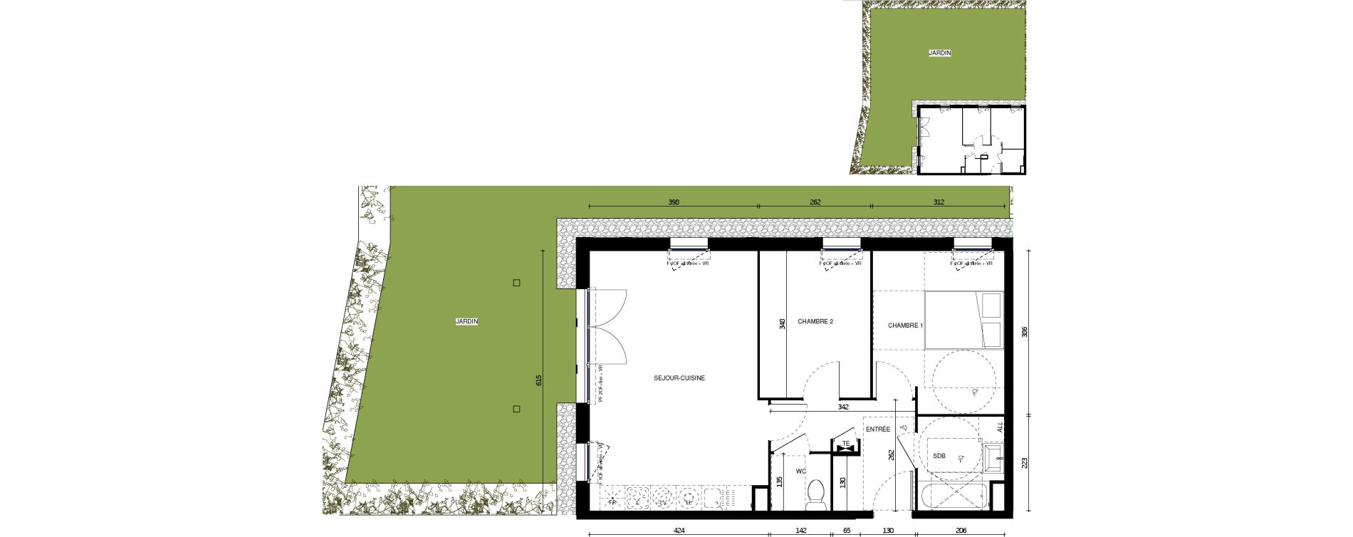 Appartement T3 de 58,40 m2 &agrave; Coulommiers Centre