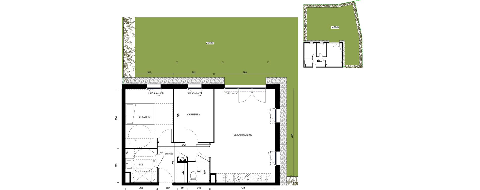 Appartement T3 de 58,40 m2 &agrave; Coulommiers Centre