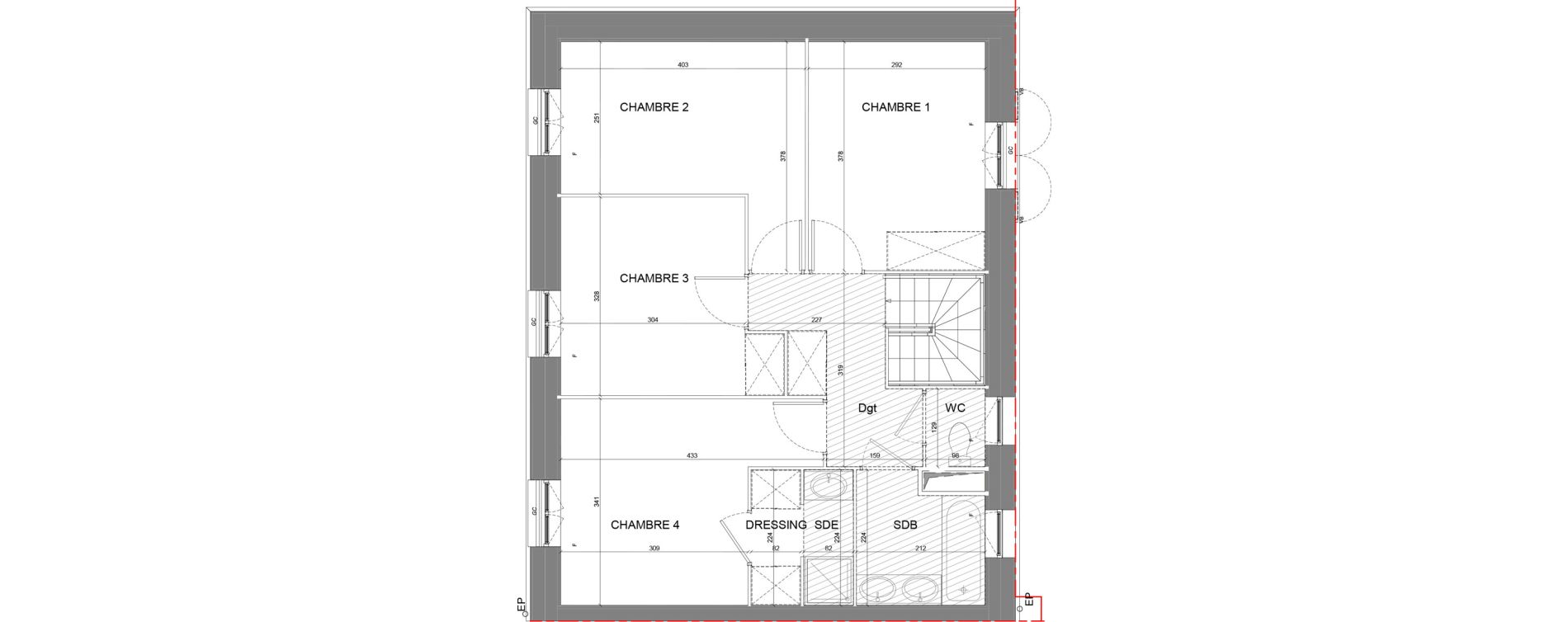 Maison T6 de 123,11 m2 &agrave; Coupvray Les trois ormes