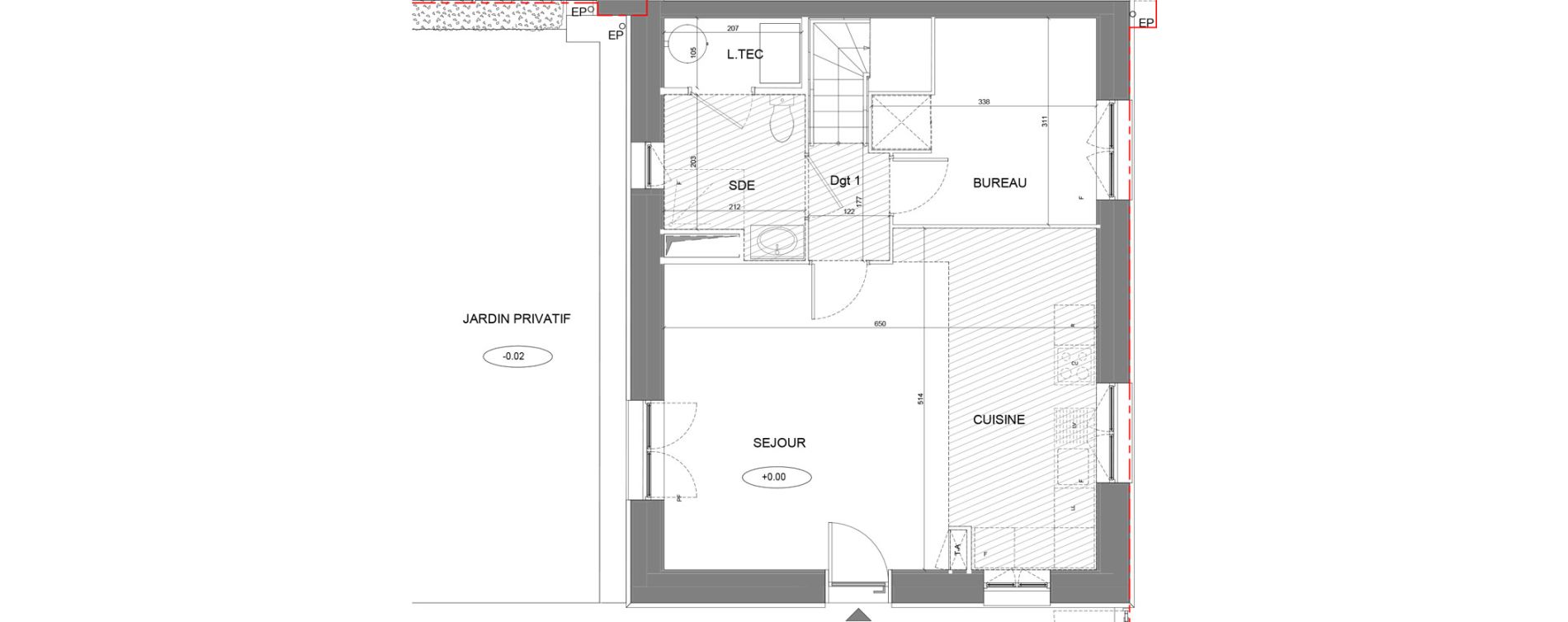 Maison T5 de 98,44 m2 &agrave; Coupvray Les trois ormes