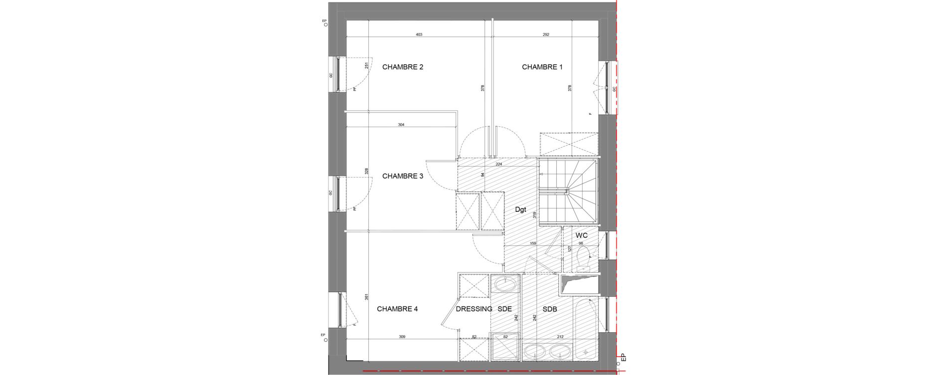 Maison T6 de 122,65 m2 &agrave; Coupvray Les trois ormes