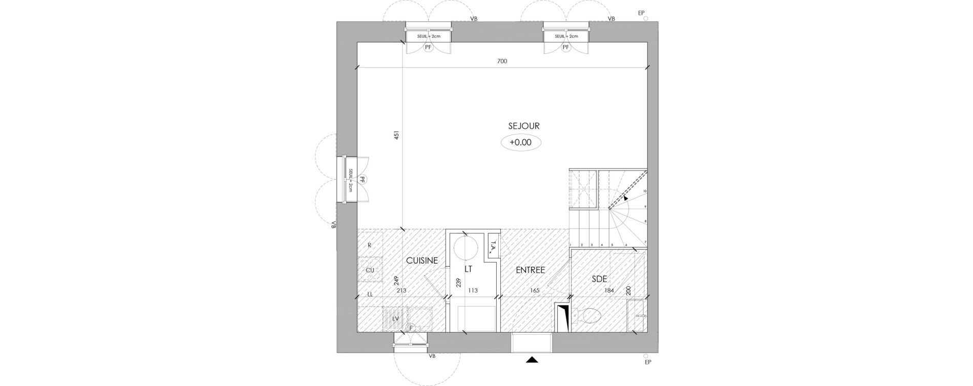 Maison T4 de 89,20 m2 &agrave; Coupvray Les trois ormes