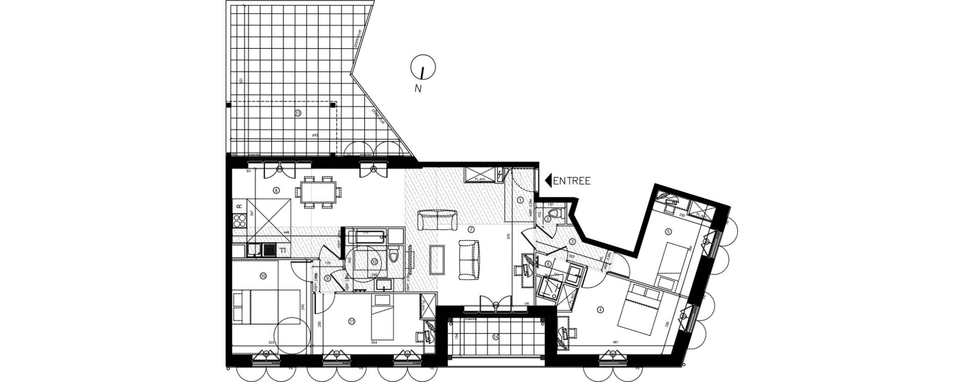 Appartement T5 de 116,20 m2 &agrave; Coupvray Les trois ormes