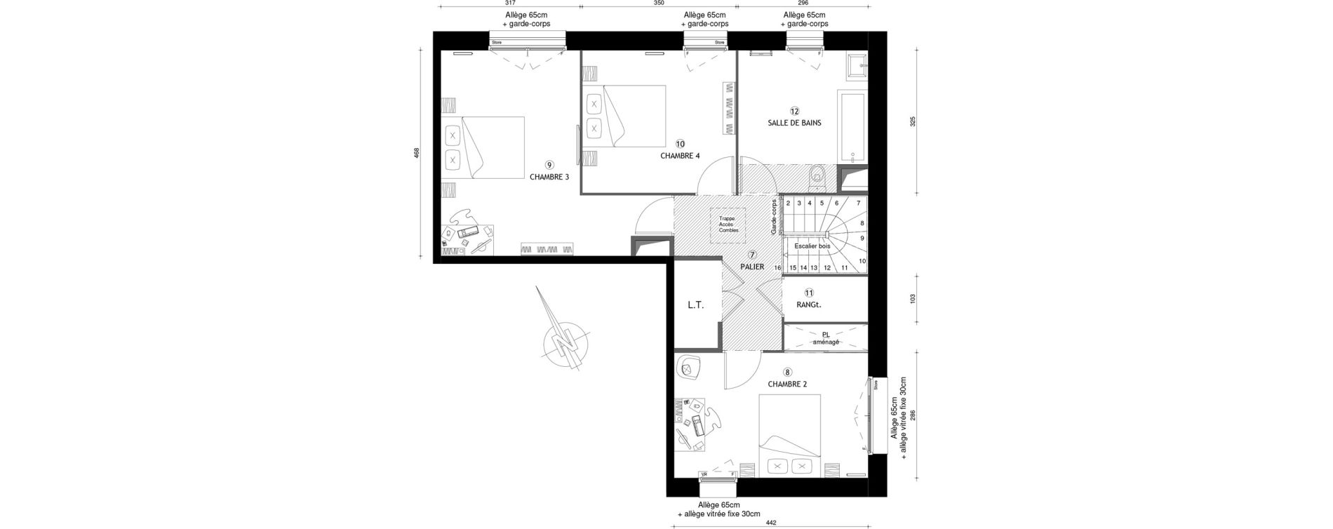 Maison T5 de 129,40 m2 &agrave; Coupvray Les trois ormes