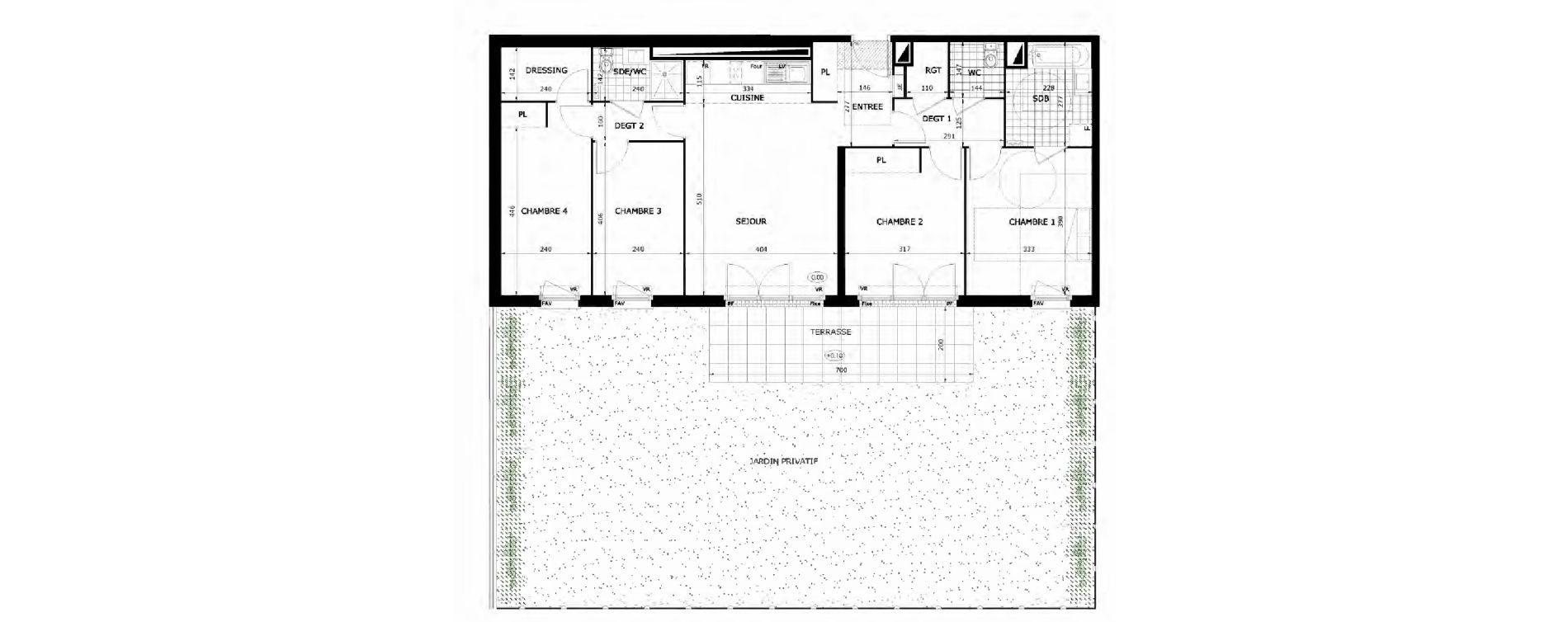 Appartement T5 de 98,90 m2 &agrave; Dammarie-Les-Lys Le petit dammarie