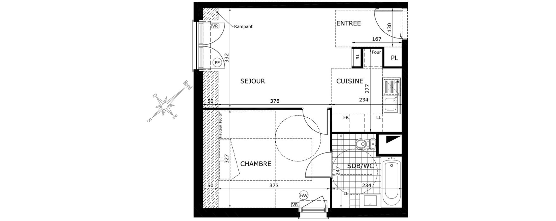 Appartement T2 de 40,00 m2 &agrave; Gretz-Armainvilliers Centre