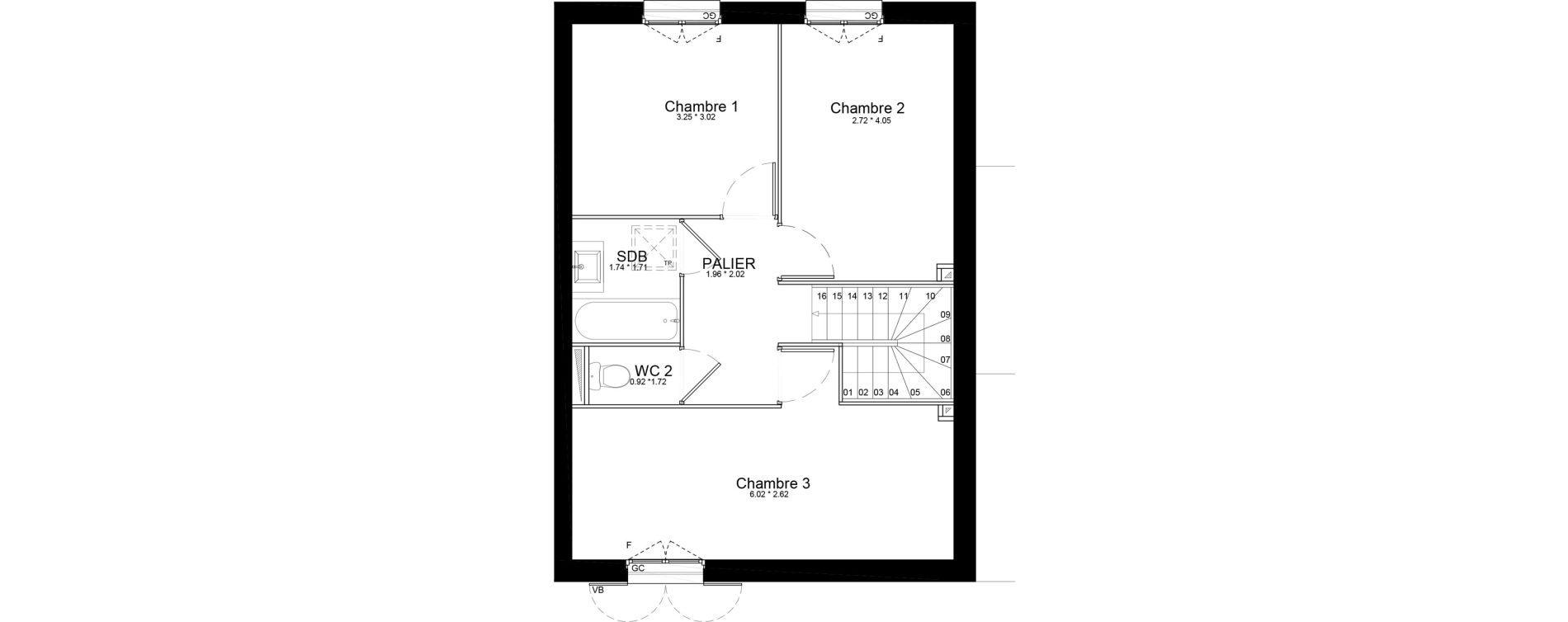 Maison T4 de 93,05 m2 &agrave; Isles-L&egrave;s-Villenoy Centre