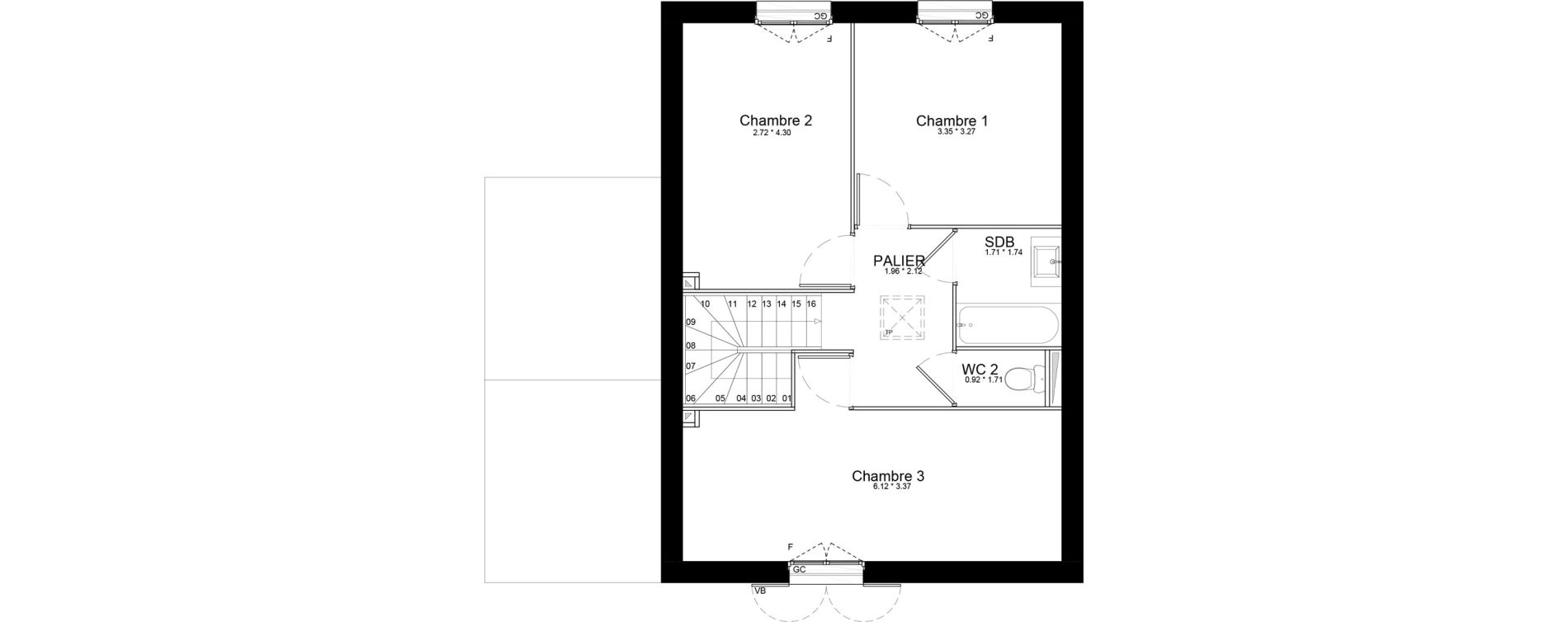 Maison T4 de 97,73 m2 &agrave; Isles-L&egrave;s-Villenoy Centre
