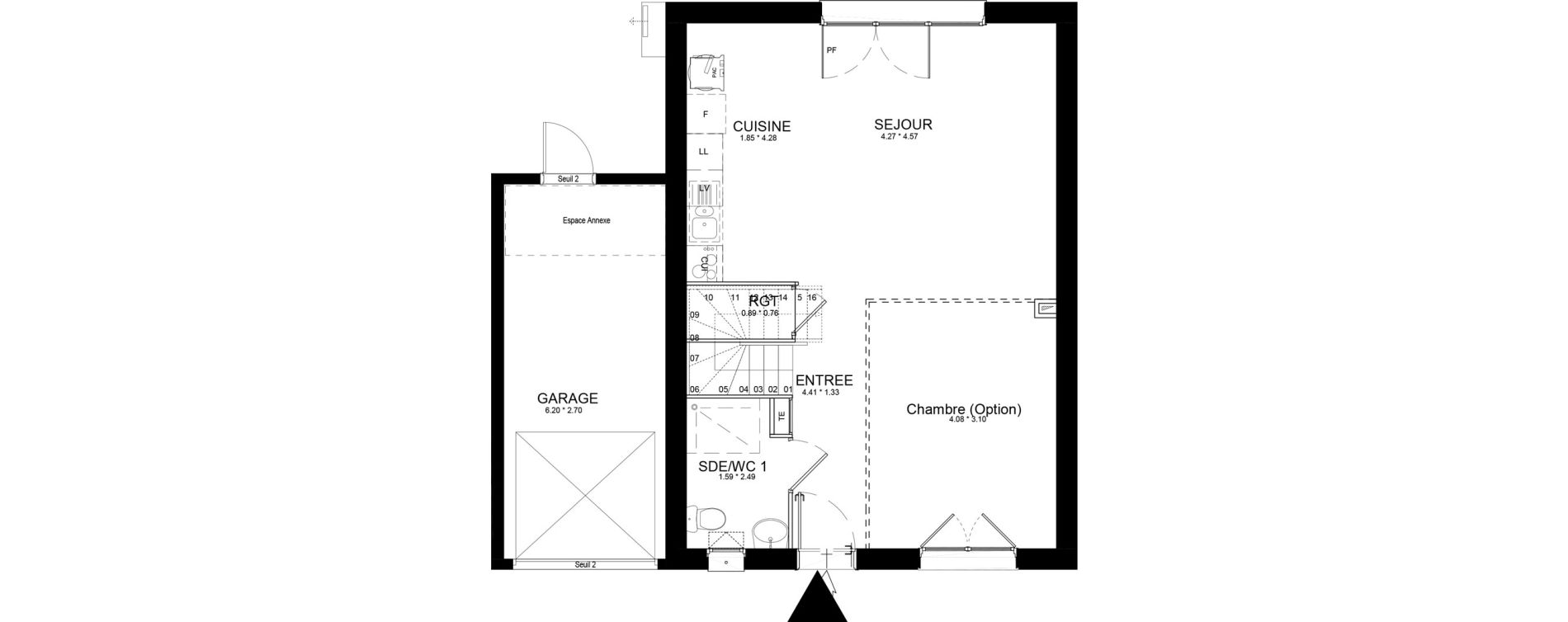 Maison T4 de 97,73 m2 &agrave; Isles-L&egrave;s-Villenoy Centre