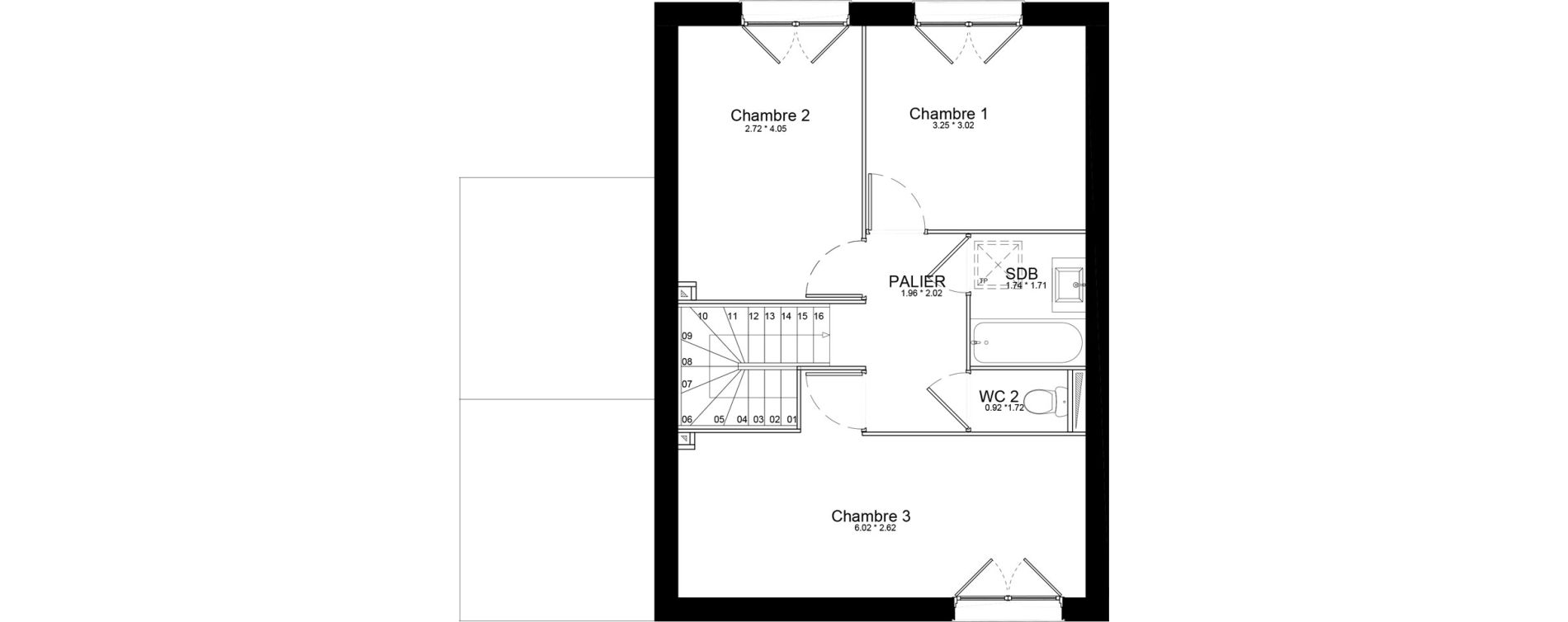 Maison T4 de 93,13 m2 &agrave; Isles-L&egrave;s-Villenoy Centre