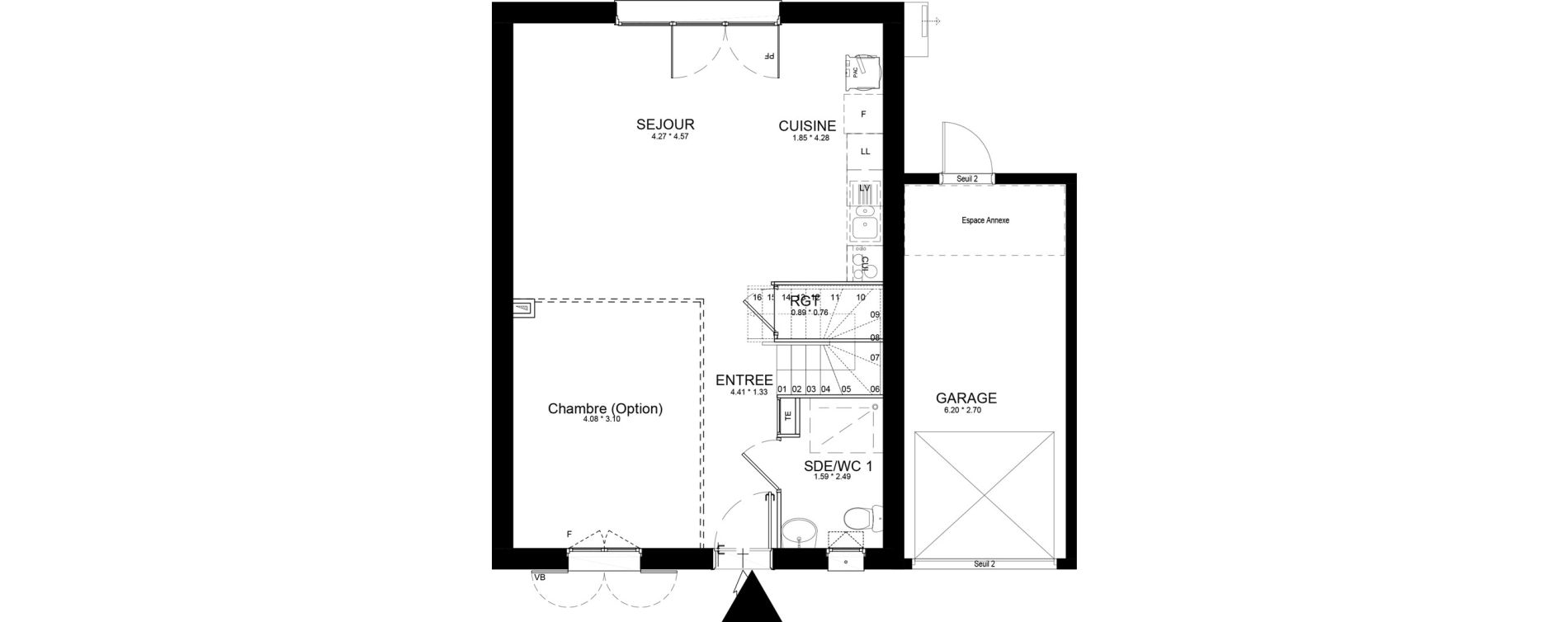 Maison T4 de 97,73 m2 &agrave; Isles-L&egrave;s-Villenoy Centre