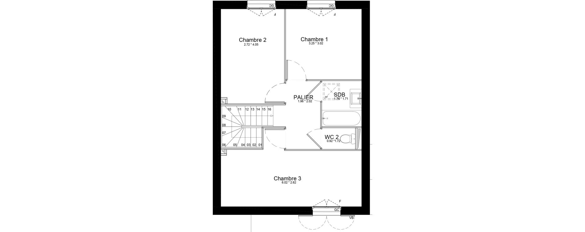 Maison T4 de 93,05 m2 &agrave; Isles-L&egrave;s-Villenoy Centre