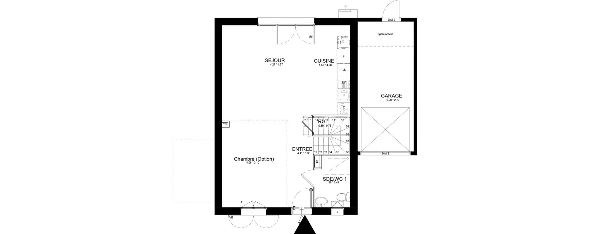 Maison T4 de 97,73 m2 &agrave; Isles-L&egrave;s-Villenoy Centre