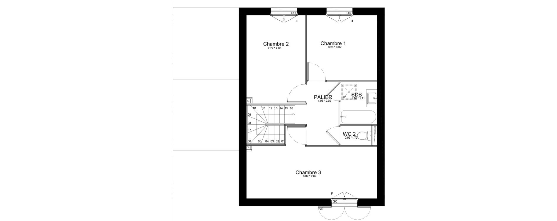 Maison T4 de 93,05 m2 &agrave; Isles-L&egrave;s-Villenoy Centre