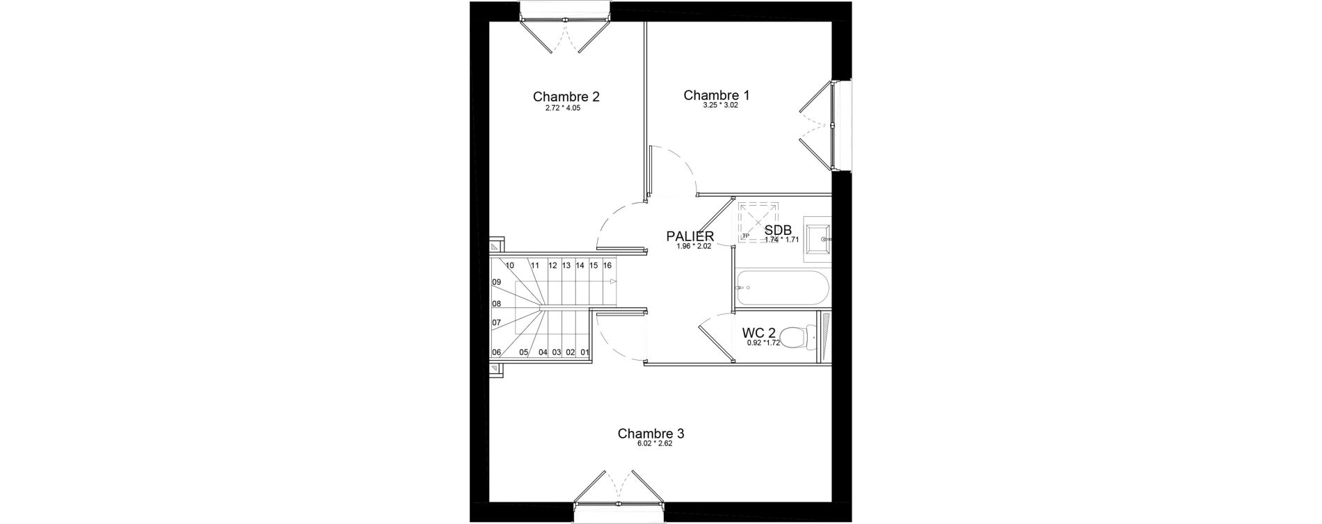 Maison T4 de 93,05 m2 &agrave; Isles-L&egrave;s-Villenoy Centre