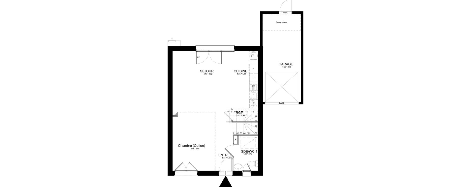 Maison T4 de 93,05 m2 &agrave; Isles-L&egrave;s-Villenoy Centre