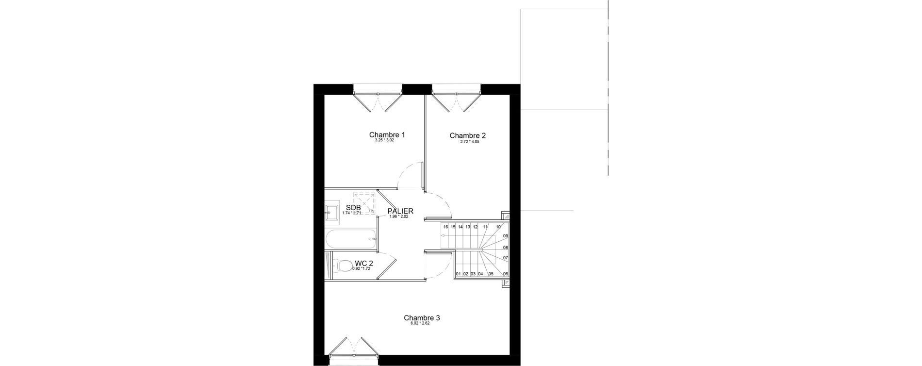 Maison T4 de 93,05 m2 &agrave; Isles-L&egrave;s-Villenoy Centre